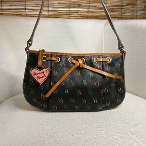 Dooney & Bourke Black Multicolor Women's Bag Rare Y2K Bag